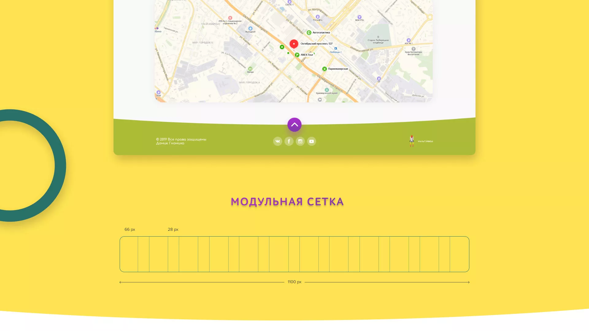Разработка сайта детского активити-клуба «Домик гномика» в Перевозе