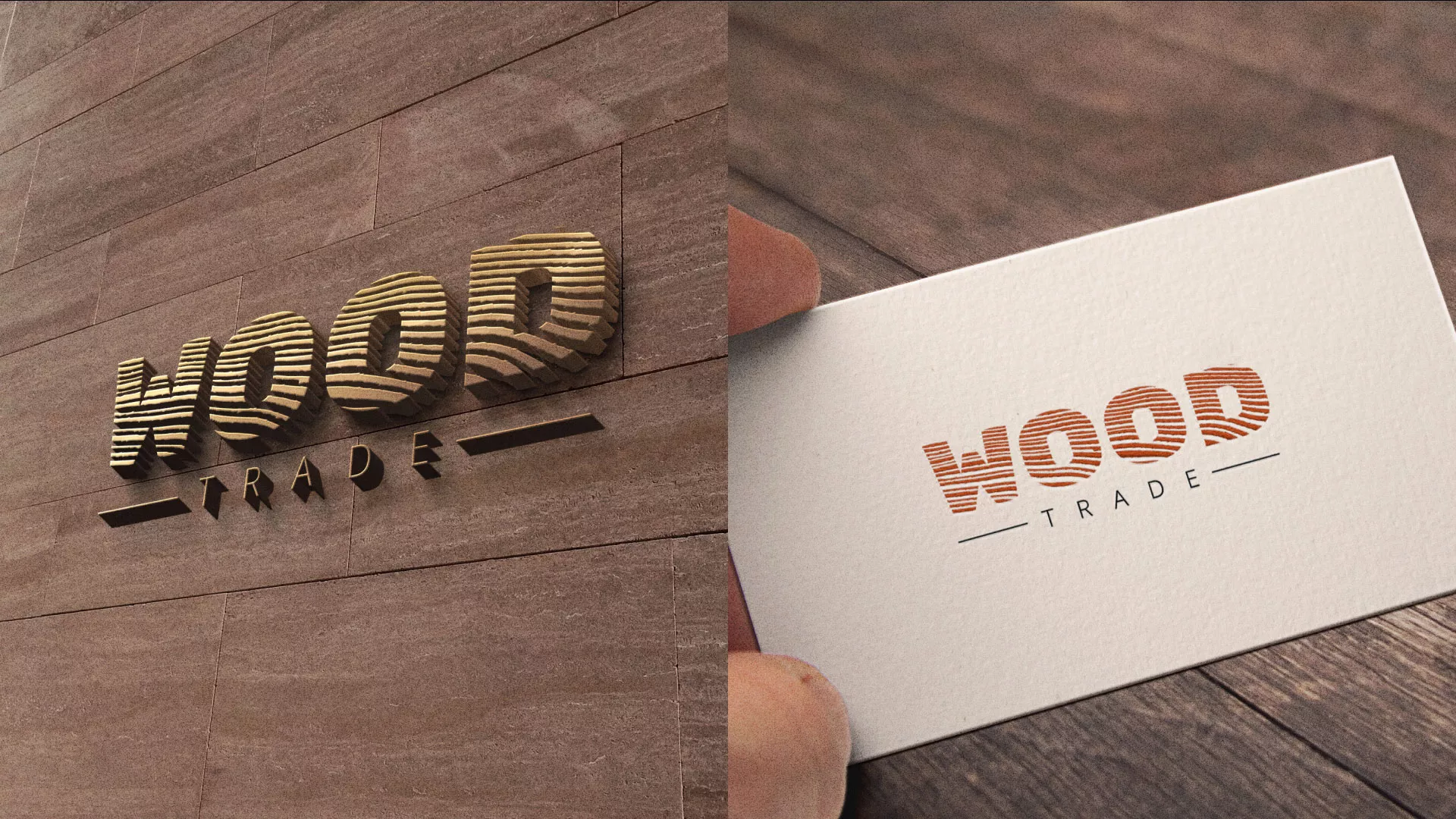 Разработка логотипа для компании «Wood Trade» в Перевозе